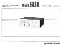 Kenwood 600-Owners-Manual